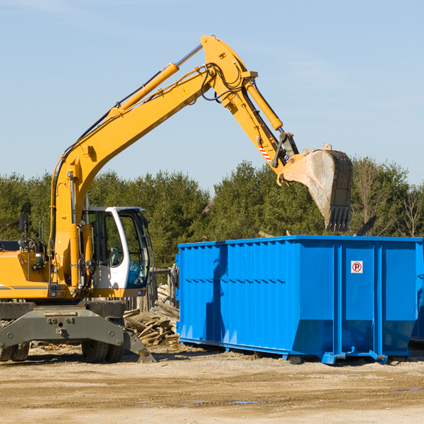 what happens if the residential dumpster is damaged or stolen during rental in Realitos